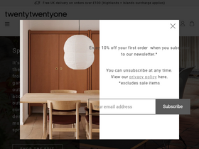'twentytwentyone.com' screenshot