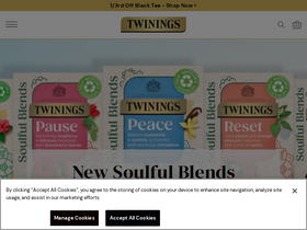 'twinings.co.uk' screenshot