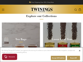 'twiningsusa.com' screenshot