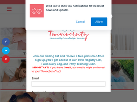 'twiniversity.com' screenshot