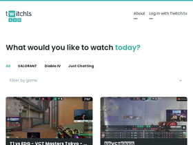 'twitchls.com' screenshot