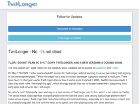 'twitlonger.com' screenshot