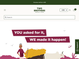 'twobrothersindiashop.com' screenshot