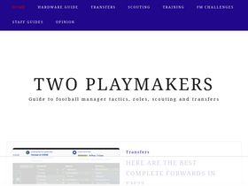 'twoplaymakers.com' screenshot