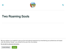 'tworoamingsouls.com' screenshot