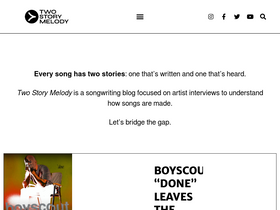 'twostorymelody.com' screenshot