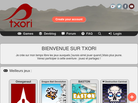 'txori.com' screenshot