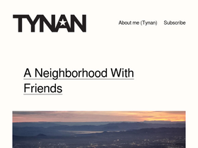 'tynan.com' screenshot