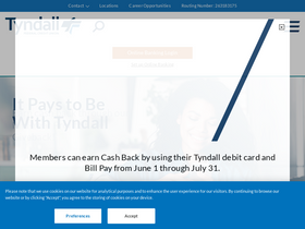 'tyndall.org' screenshot