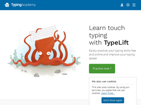'typing.academy' screenshot