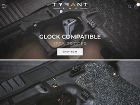 'tyrantcnc.com' screenshot