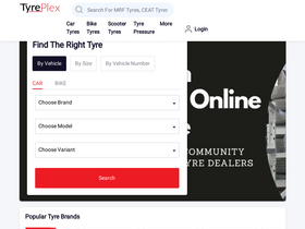 'tyreplex.com' screenshot
