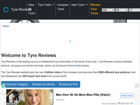 'tyrereviews.com' screenshot