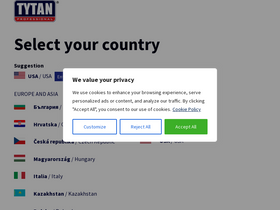 'tytan.com' screenshot
