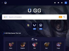 'u.gg' screenshot