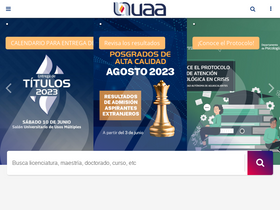 'uaa.mx' screenshot