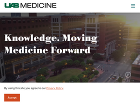 'uabmedicine.org' screenshot