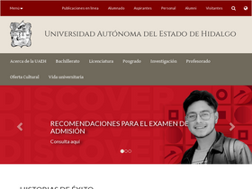 'uaeh.edu.mx' screenshot