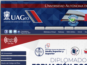 'uagro.mx' screenshot