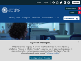 'www2.ual.es' screenshot