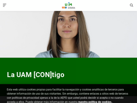 'uam.es' screenshot