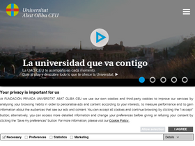 'uaoceu.es' screenshot