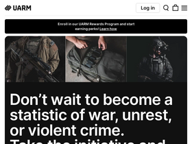 'uarmprotection.com' screenshot