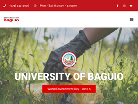 'ubaguio.edu' screenshot