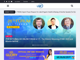 'ubf.org' screenshot
