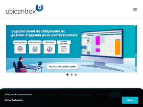 'ubicentrex.fr' screenshot