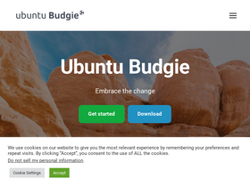 'ubuntubudgie.org' screenshot