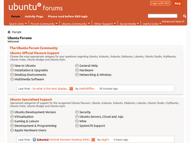 'ubuntuforums.org' screenshot