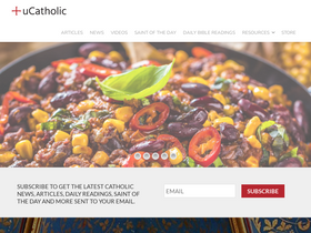 'ucatholic.com' screenshot