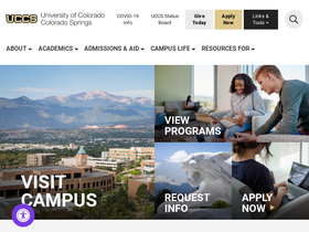 'uccs.edu' screenshot