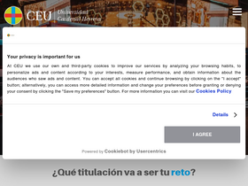'uchceu.es' screenshot