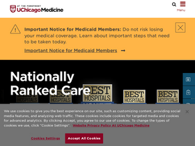 'uchicagomedicine.org' screenshot