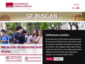 'uclm.es' screenshot