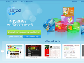 'ucoz.hu' screenshot