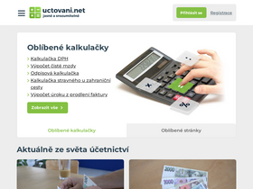 'uctovani.net' screenshot