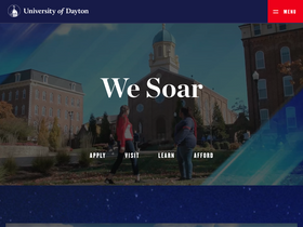 'udayton.edu' screenshot