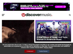 'udiscovermusic.com' screenshot
