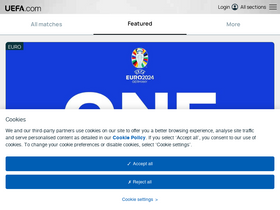 'uefa.com' screenshot