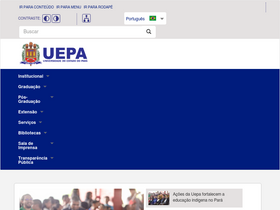 'uepa.br' screenshot