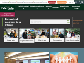 'uexternado.edu.co' screenshot