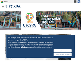 'ufcspa.edu.br' screenshot