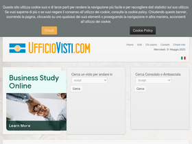 'ufficiovisti.com' screenshot
