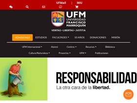 'ufm.edu' screenshot