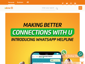 'ufone.com' screenshot
