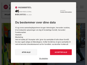 'ugeskriftet.dk' screenshot