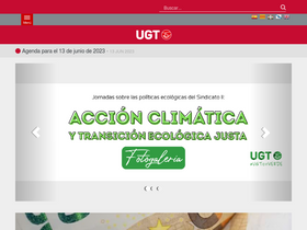 'ugt.es' screenshot